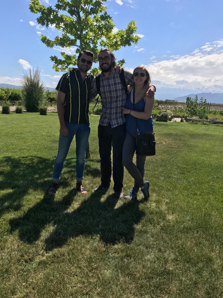 Josh, Gerrod, and Lauren at Ruca Malen Josh, Gerrod, and Lauren at Ruca Malen