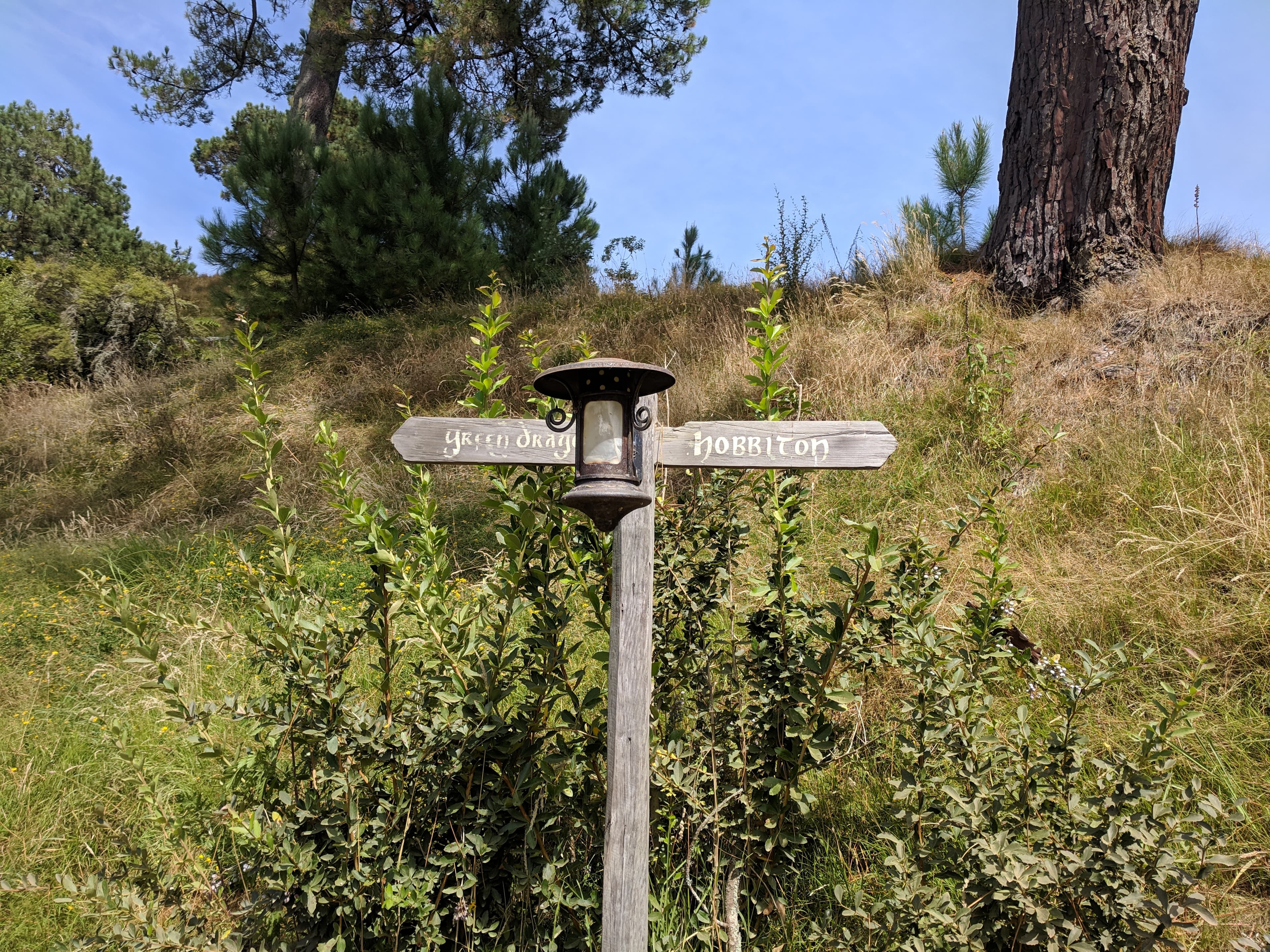 Hobbiton road sign