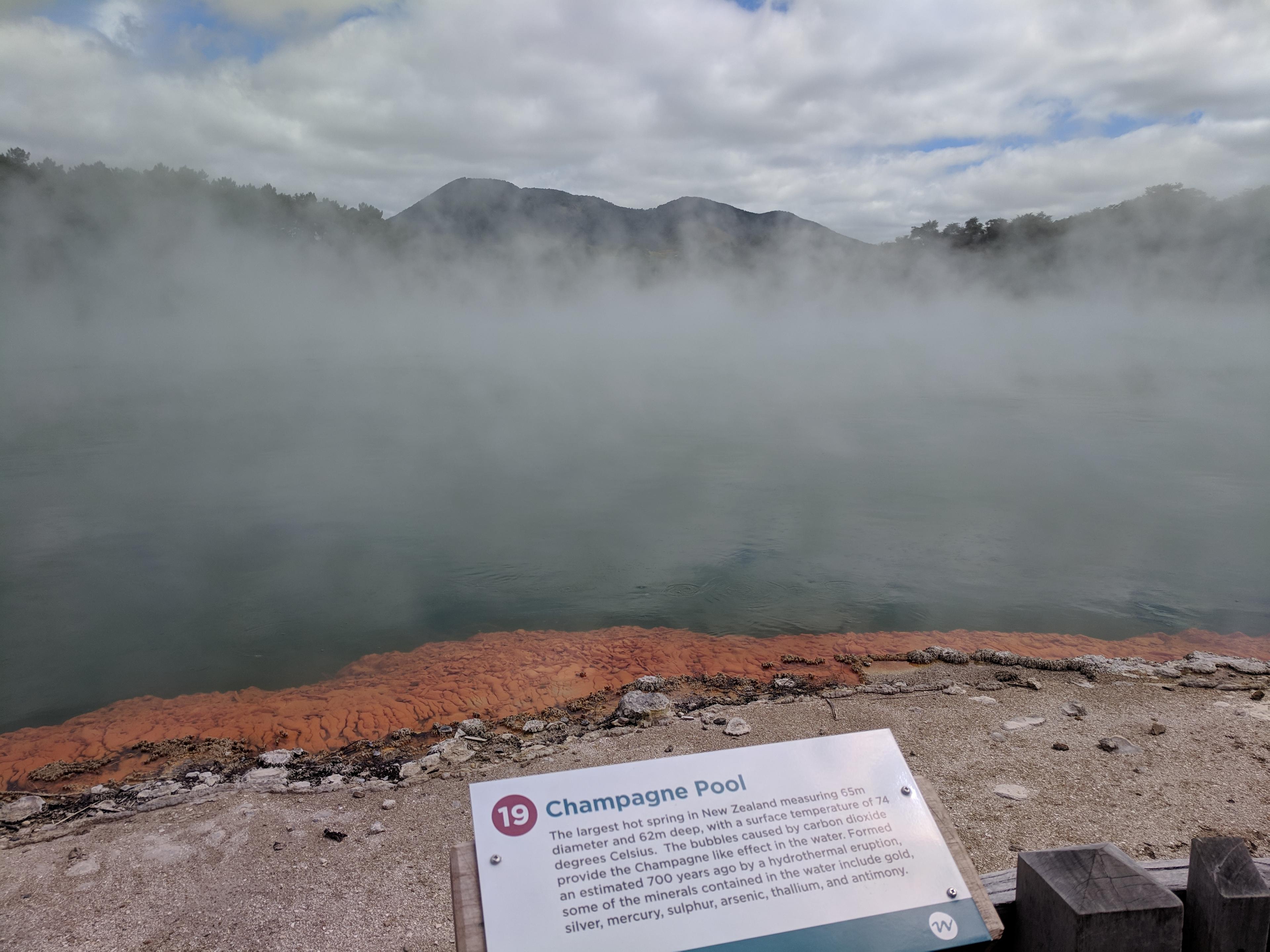 Champagne pool at Wai-O-Tapu Thermal Wonderland