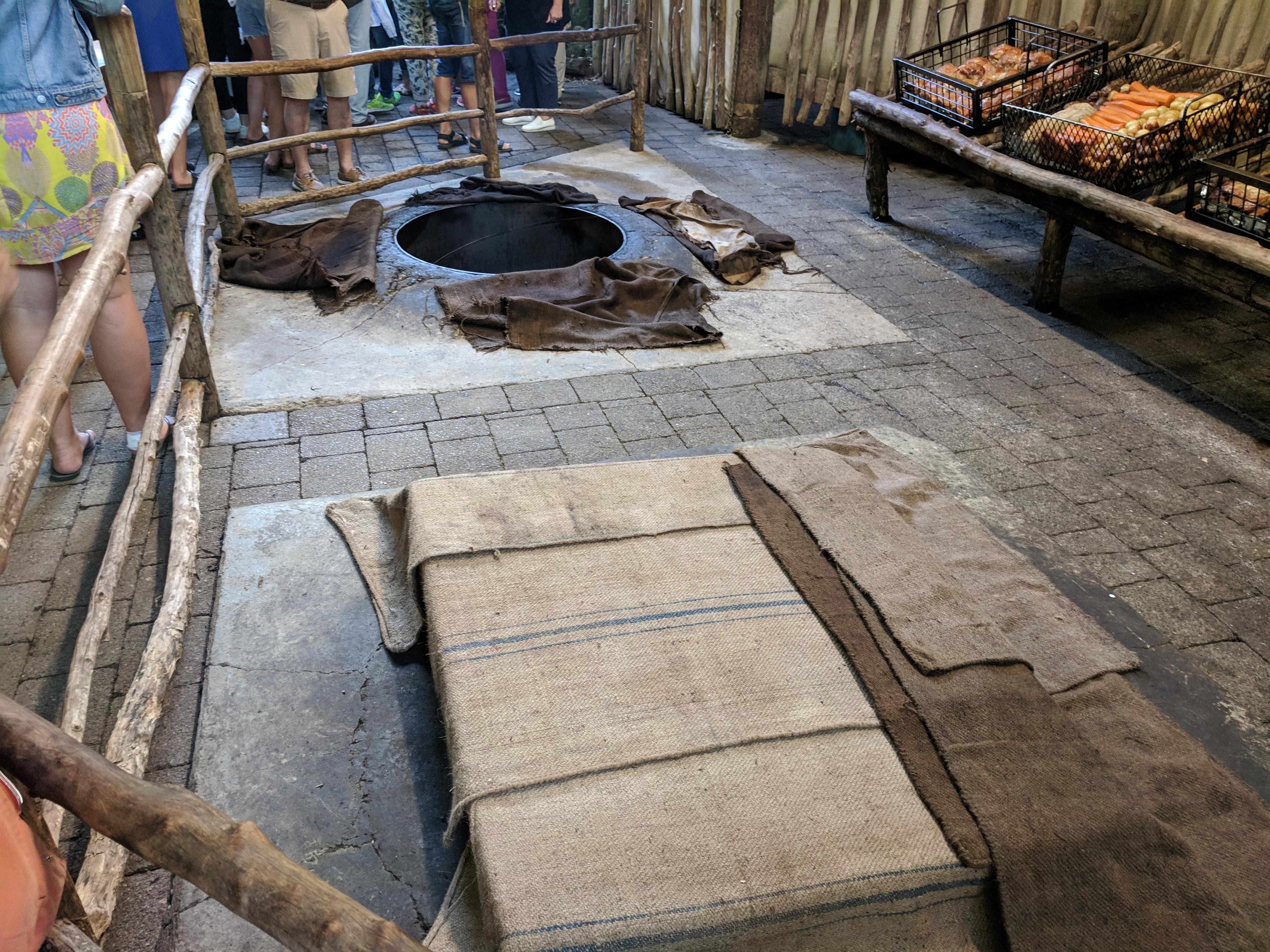 Cooking pits at Tamaki Maori Village