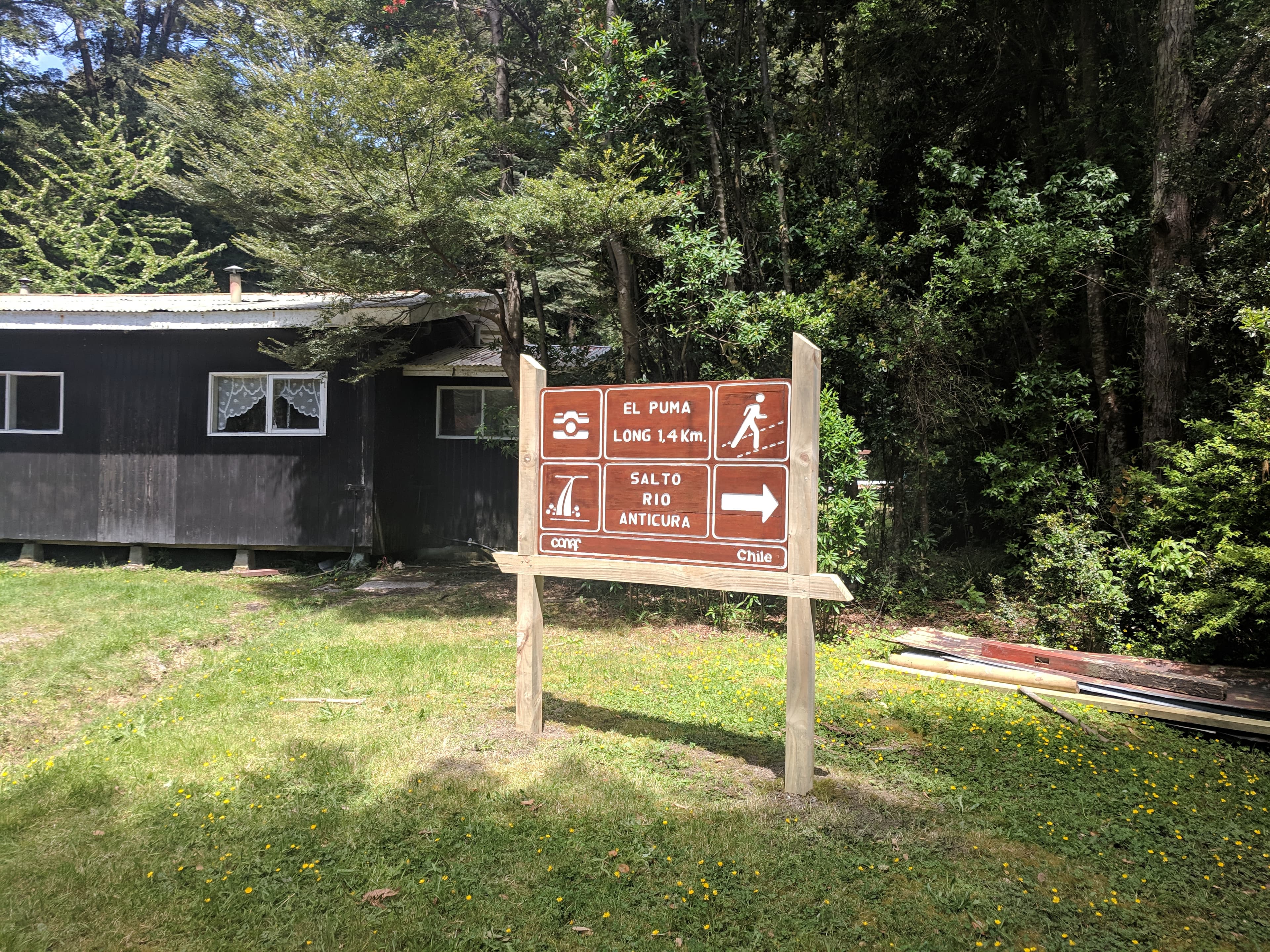 Rio Anticura trail Rio Anticura trail