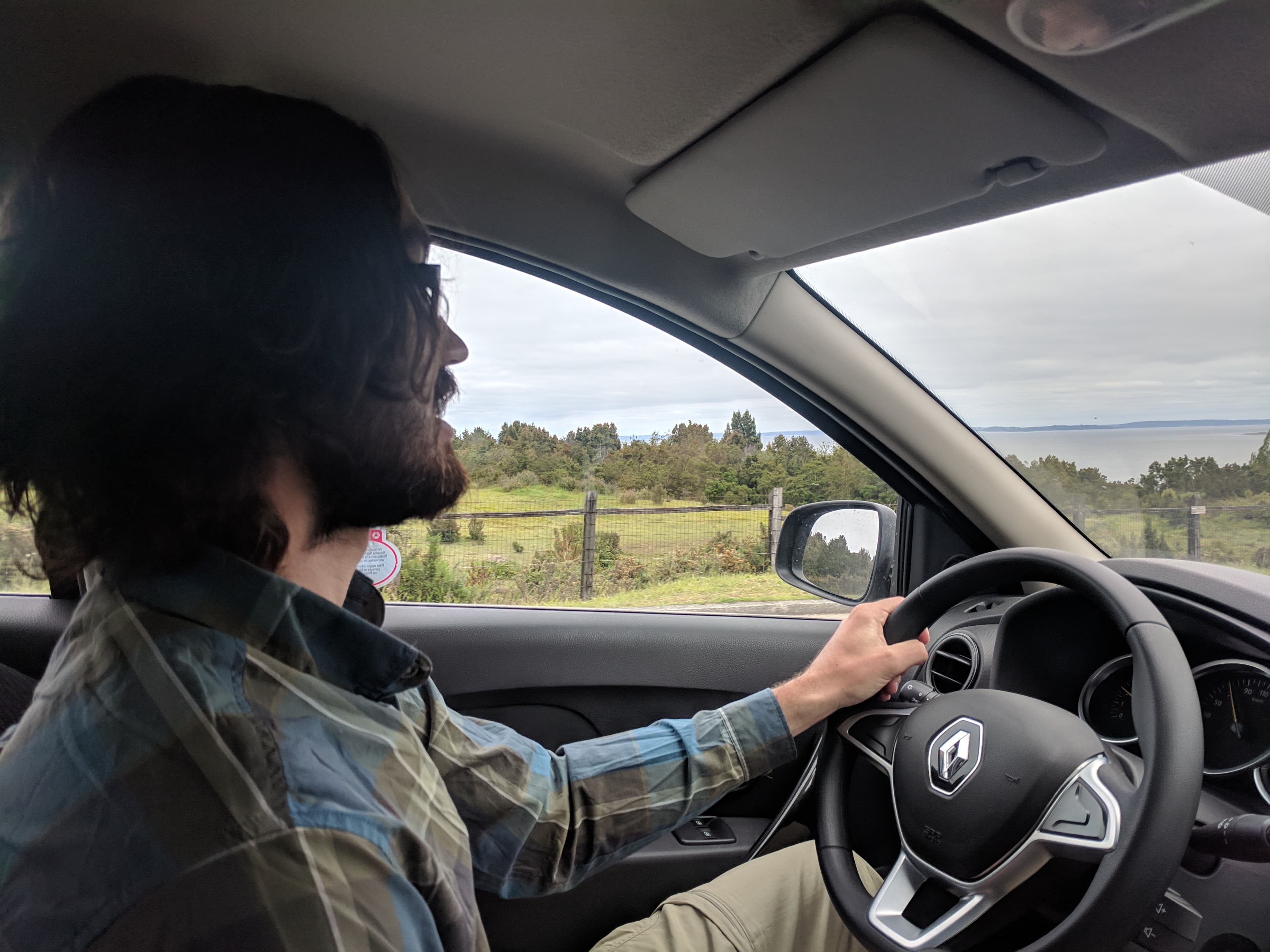 Gerrod driving us back to town Gerrod driving us back to town