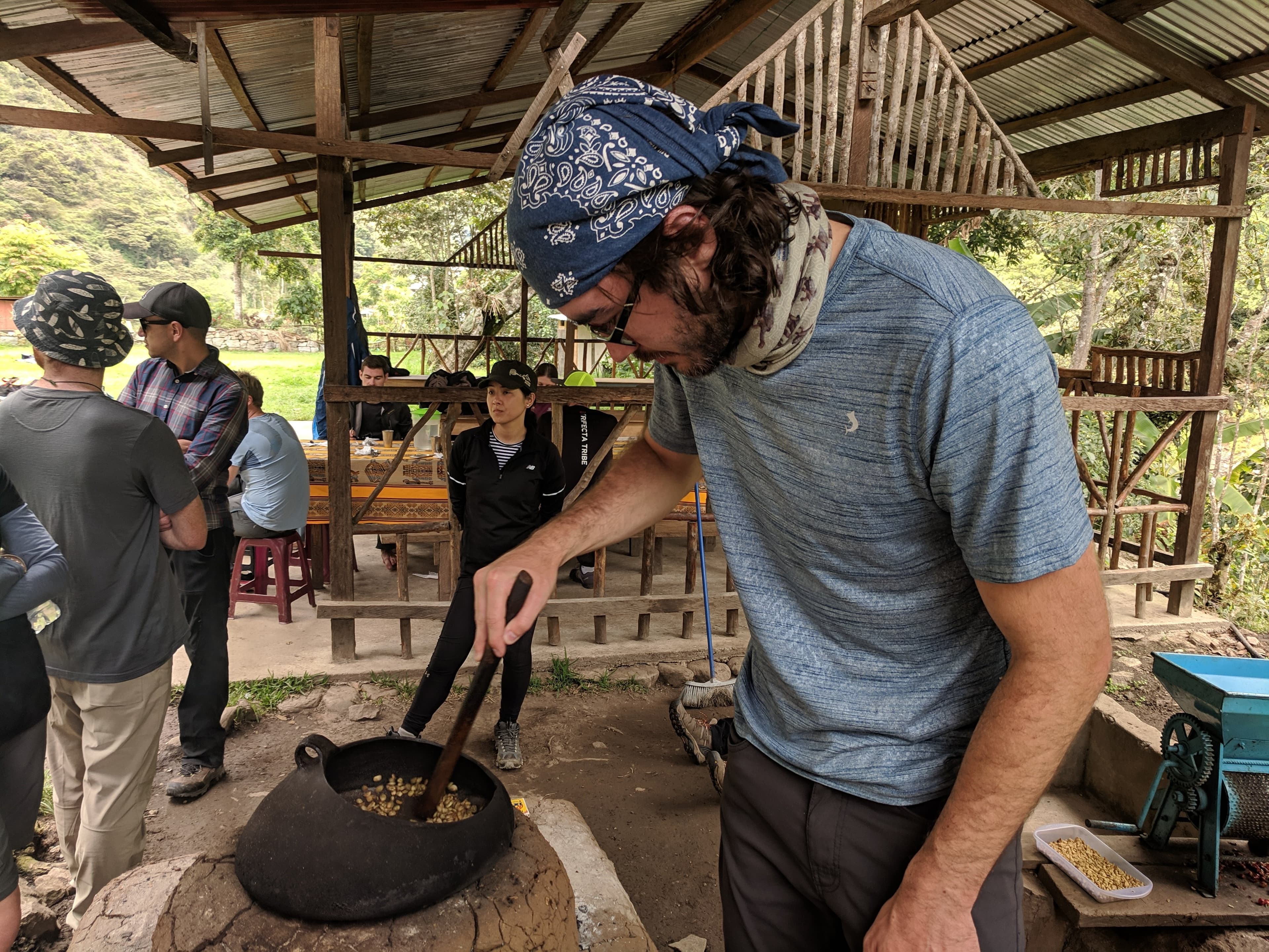 Gerrod roasting coffee beans Gerrod roasting coffee beans